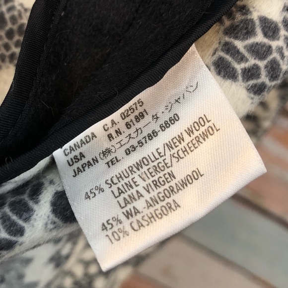 ESCADA Black Wool Lace Print Jacket - Picture 7 of 9